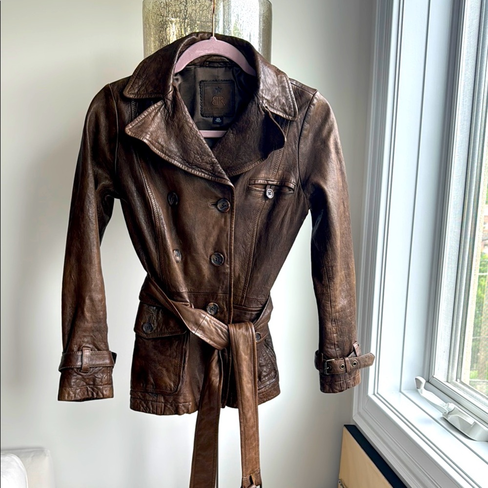 Banana Republic Women's Brown Leather Jacket